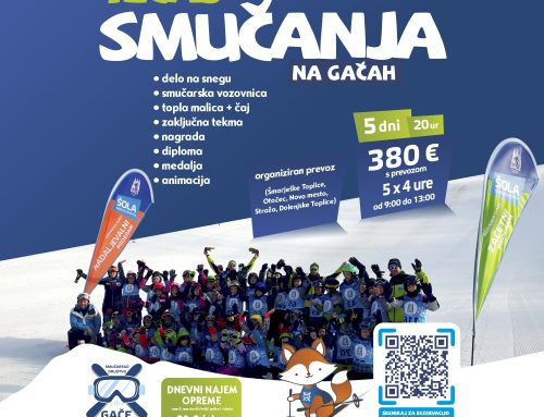 ZIMSKE POČITNICE 1. del od 15.2. do 19.2. 2027 – TEČAJ SMUČANJA (JV SLOVENIJA)